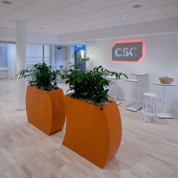 Receptionsskylt i Rostfri Ljuslåda med Röd Bakbelysning & Spegelakryl - Bild 9