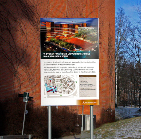 Pylonskylt med Digitaltryck Dekor – Högkvalitativ Skyltning - Bild 4