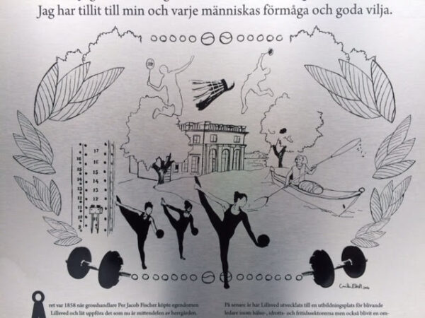 Informationsskylt i rostfritt stål med screentryck på ekram - Bild 5