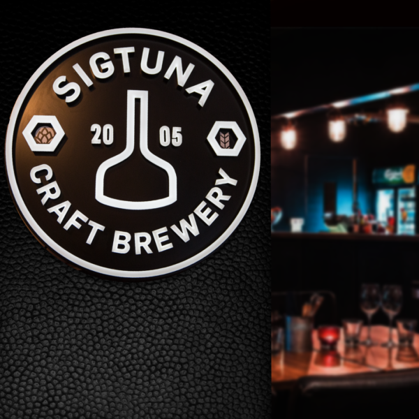 Rund Akrylskylt Ljuslåda med LED Neonlogotyp - Bild 5