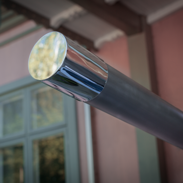 Rostfri Flaggstång med Polerad Knopp – Elegant & Hållbar - Bild 2