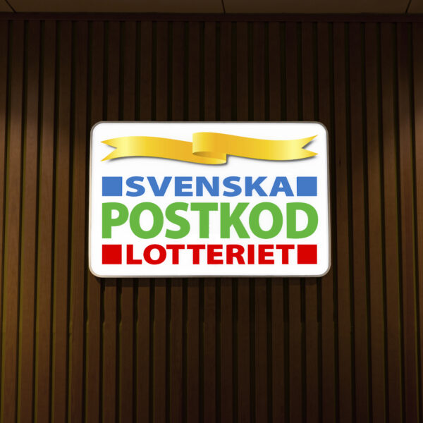 Receptionsskylt ljuslåda i rostfritt stål med LED och digitaltryckt akrylfront - Bild 3