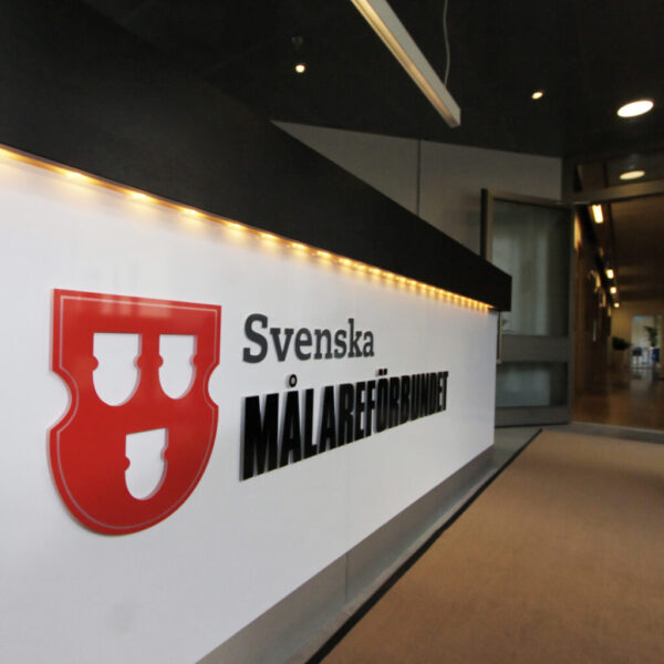 Receptionsskylt på Disk – Profilbokstäver och Logotyp i akryl - Bild 2