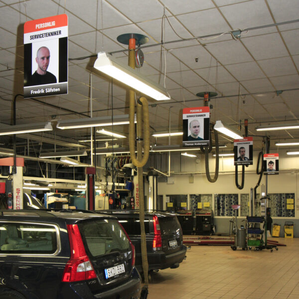 Ljuslåda & Pylonskylt – LED-belyst Opalvit Akrylskylt - Bild 7