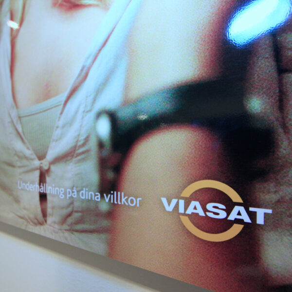 Viasat tavelskyltar och väggskyltar i transparent akryl - Bild 9