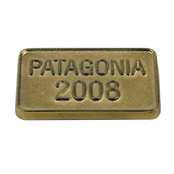 Gjutna bronskyltar med oxiderad finish – Patagonia - Bild 9