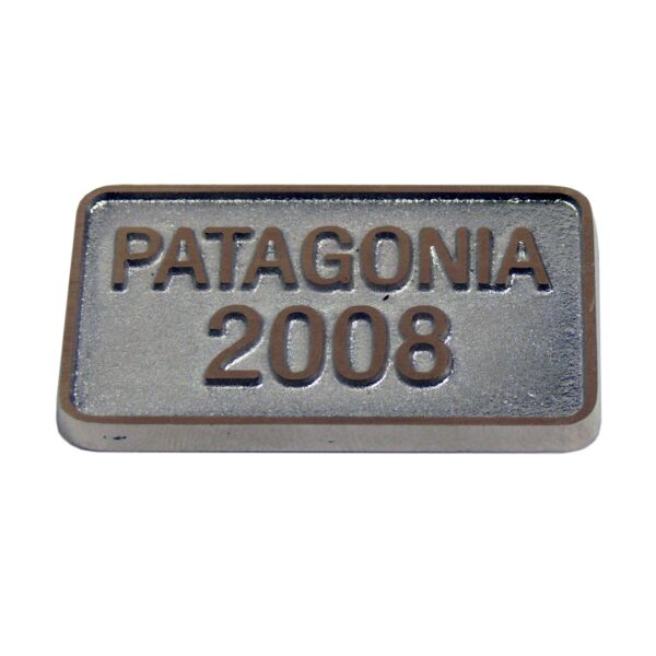 Gjutna bronskyltar med oxiderad finish – Patagonia - Bild 5
