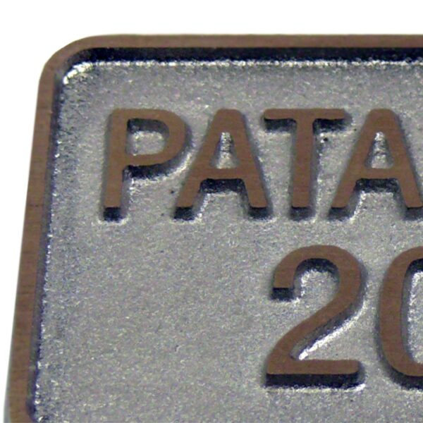Gjutna bronskyltar med oxiderad finish – Patagonia - Bild 7