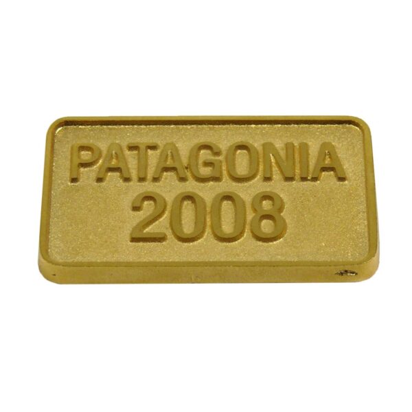 Gjutna bronskyltar med oxiderad finish – Patagonia - Bild 8