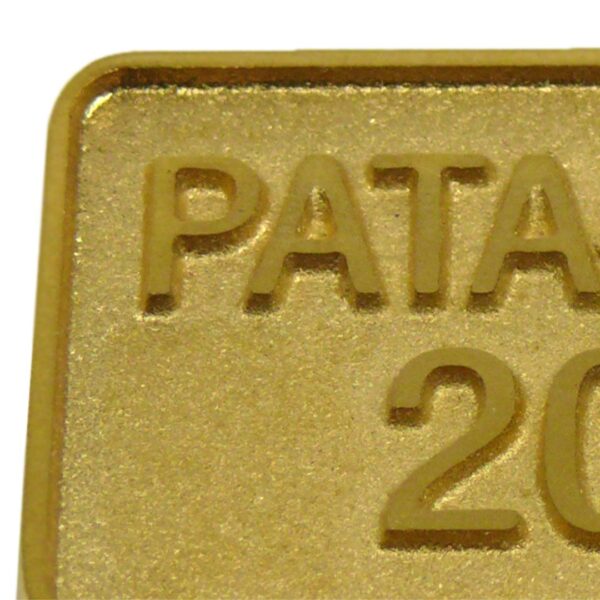 Gjutna bronskyltar med oxiderad finish – Patagonia - Bild 11