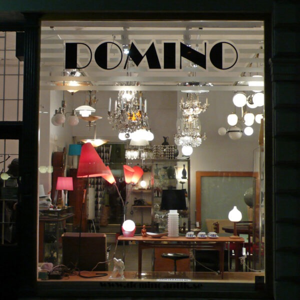 Vinyldekor i svart vinyl för fönster, Domino - Bild 3
