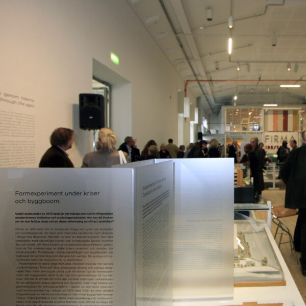 Moderna Museet Arkdes Informationsskylt Arkitekturmuseet i transparent akryl - Bild 9