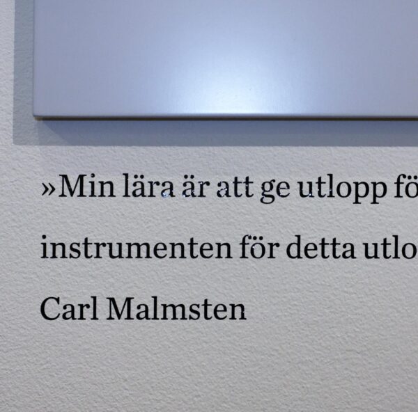 Väggdekor Carl Malmsten med svart vinyl och bildtryck - Bild 2