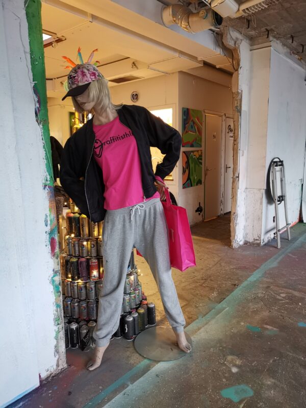 Graffiti Marilyn Monroe glastavla med rostfri ram och LED belysning - Bild 9