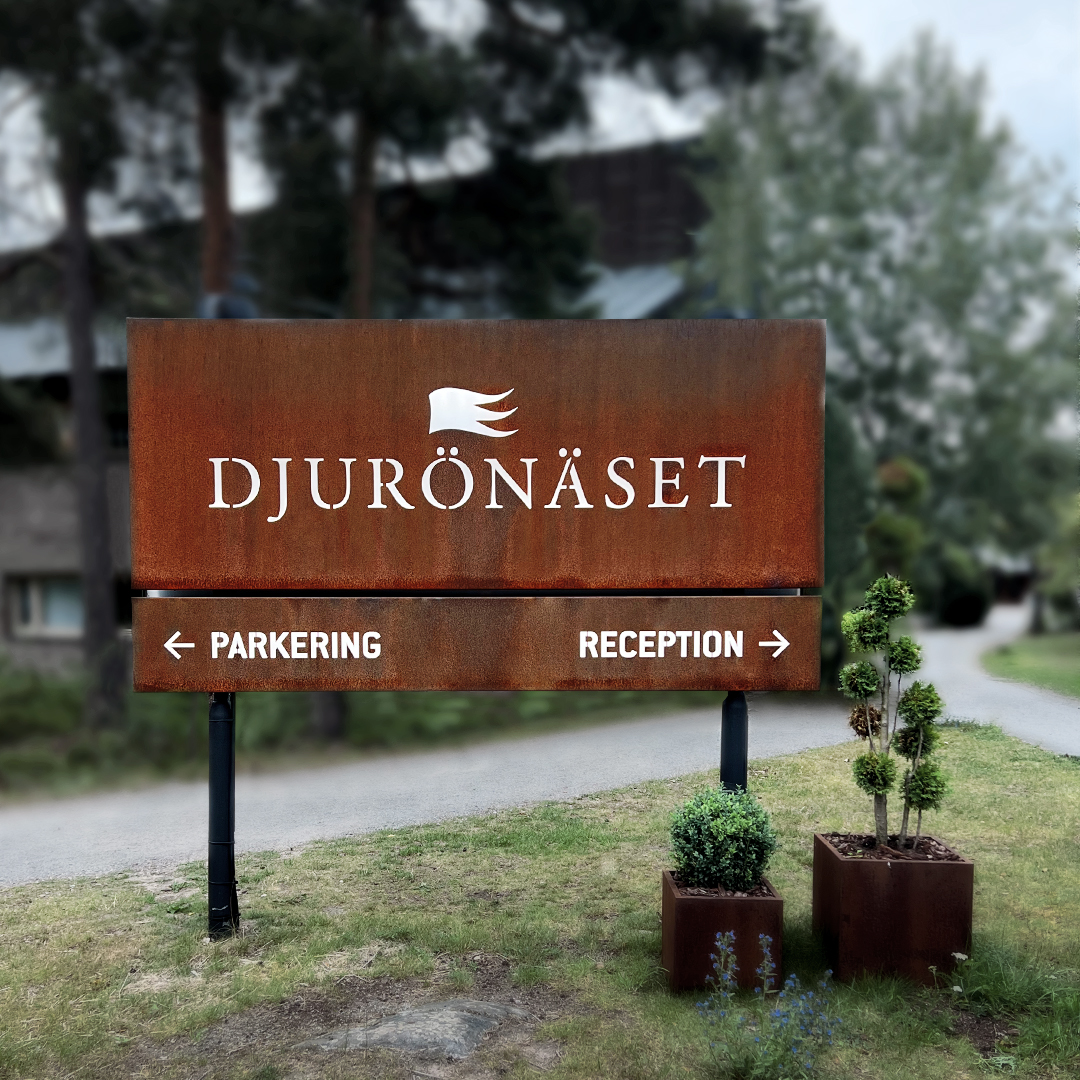 Pylonskylt Djurönäset 1